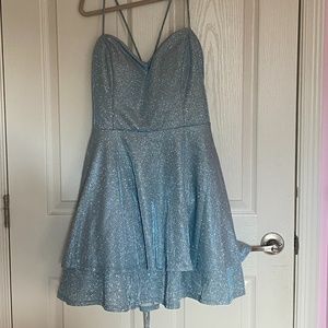 Blue Formal Homecoming/Prom Dress